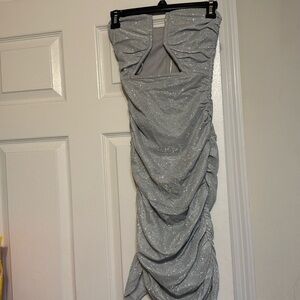 Silver sparkly dress